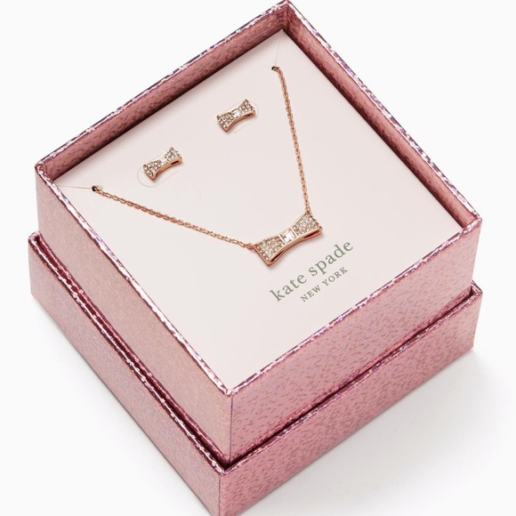 Kate Spade New York Bow and Pendent Set - Picture 3 of 7